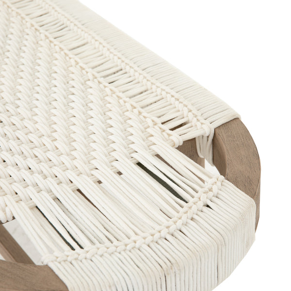 Sumner Outdoor Bench In Washed Brown