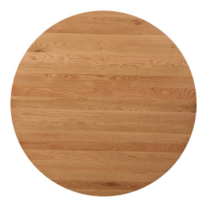 Moe's Folke Round Coffee Table in Natural Oak
