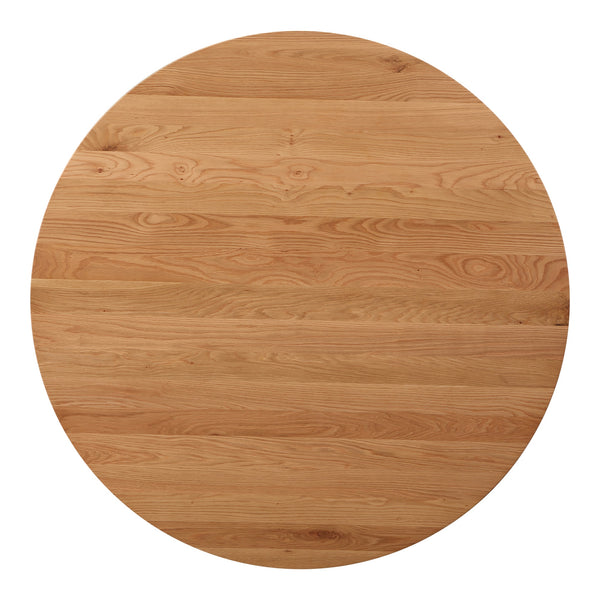 Moe's Folke Round Coffee Table in Natural Oak