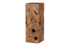 Teak Slice Pedestal, Square, MD
