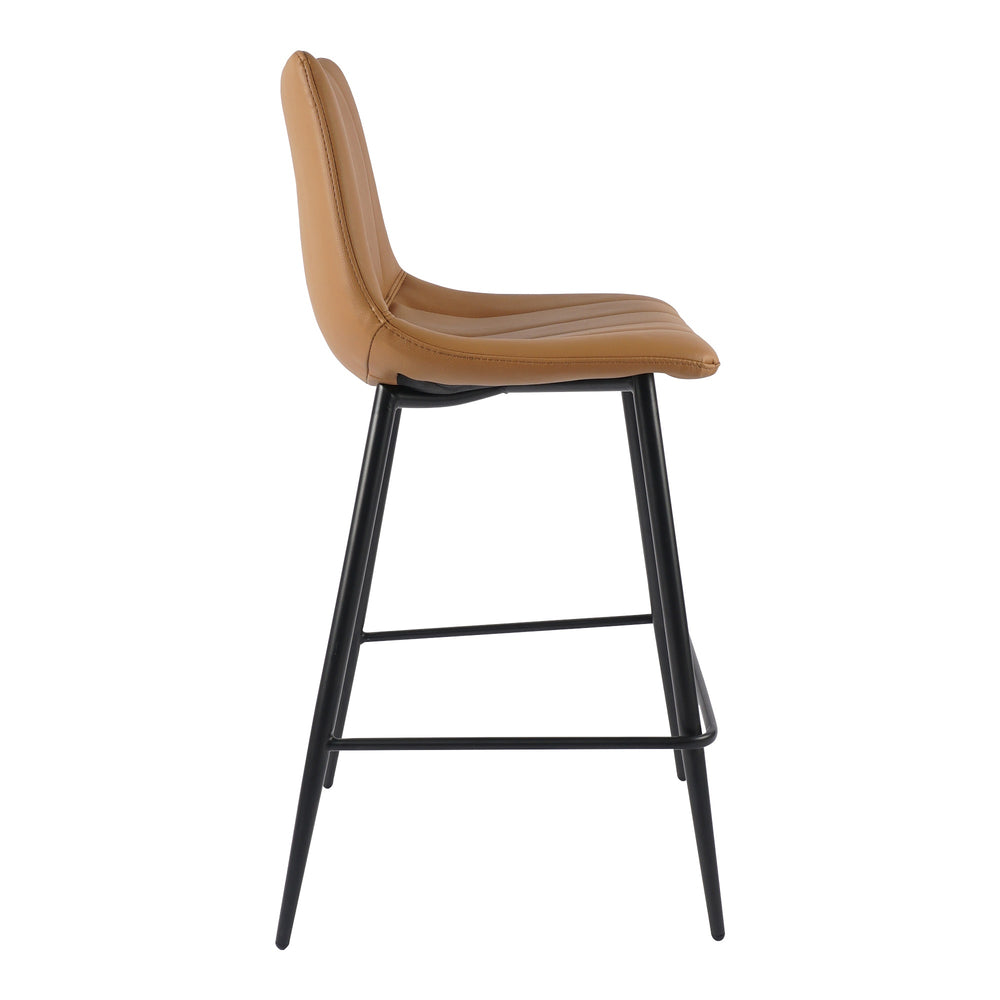 Moe's Alibi Set of 2 Tan Counter Stools