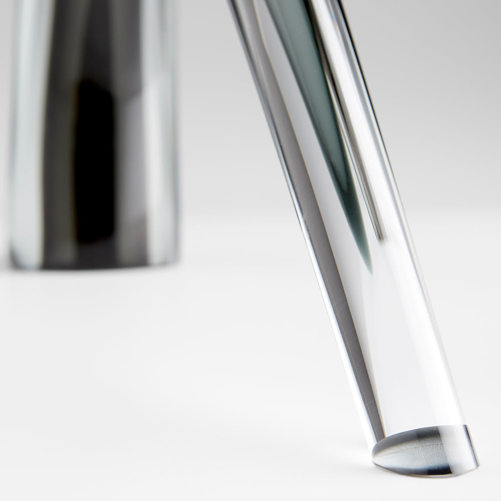 Vault Sculpture in Grey and Clear