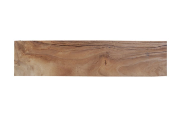 Wood Console Table, Metal U Legs