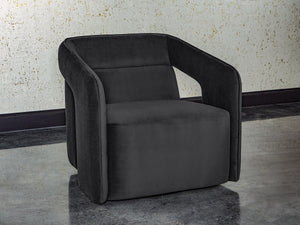 Kendrick Swivel Chair - Abbington Black