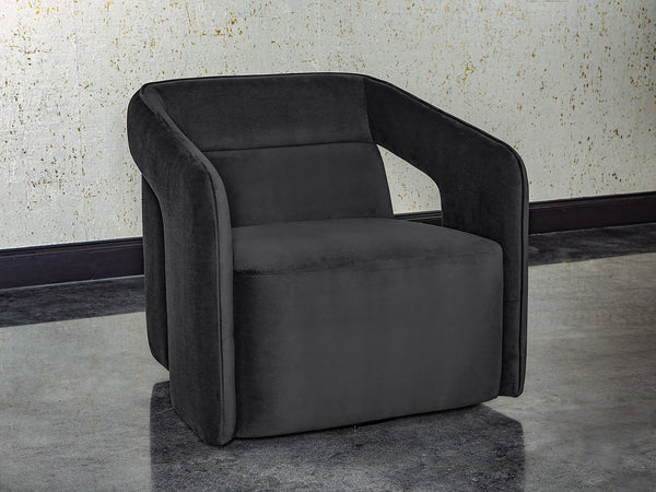 Kendrick Swivel Chair - Abbington Black
