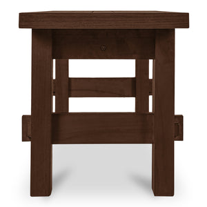 Moe's Esmond Outdoor Dining Bench in Brown