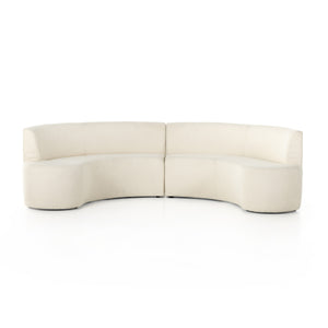 Sanda Dining Banquette In Kerbey Ivory