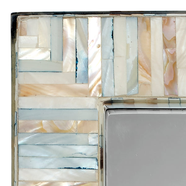 Heron Mother of Pearl Rectangle Wall Mirror 