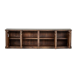 Newton Media Console in Brown