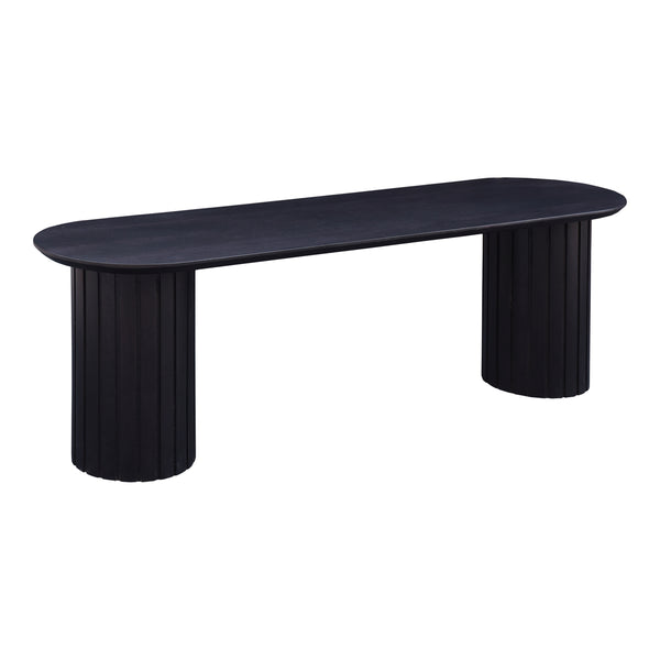 Povera Dining Bench in Black Acacia Wood