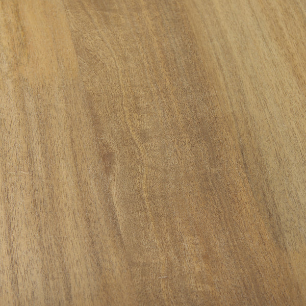 Viktor 84"L Light Brown Solid Wood Dining Table
