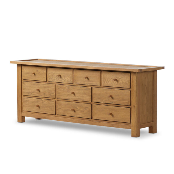 Millbrook Dresser - Natural Light Oak Veneer