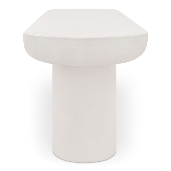 Moe's Rocca Bench in Cream Finish