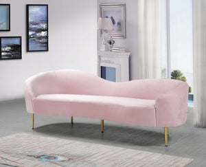 Bradford Sofa In Pink Velvet