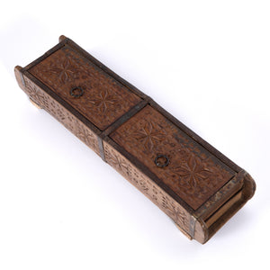 Found Carved Box In Reclaimed Natural
