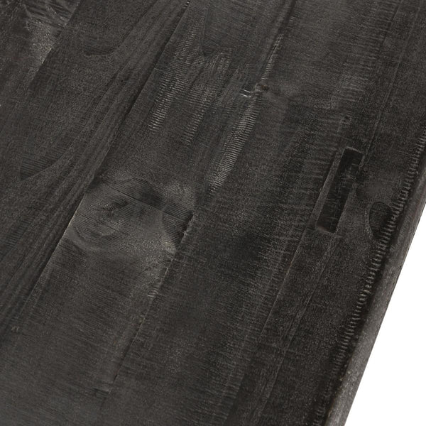 Larson Solid Wood Coffee Table in Carbon Black