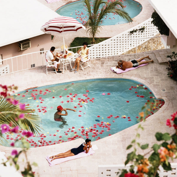 Las Brisas Hotel (32" X 48") In Slim Aarons's Showcase In Photography Art