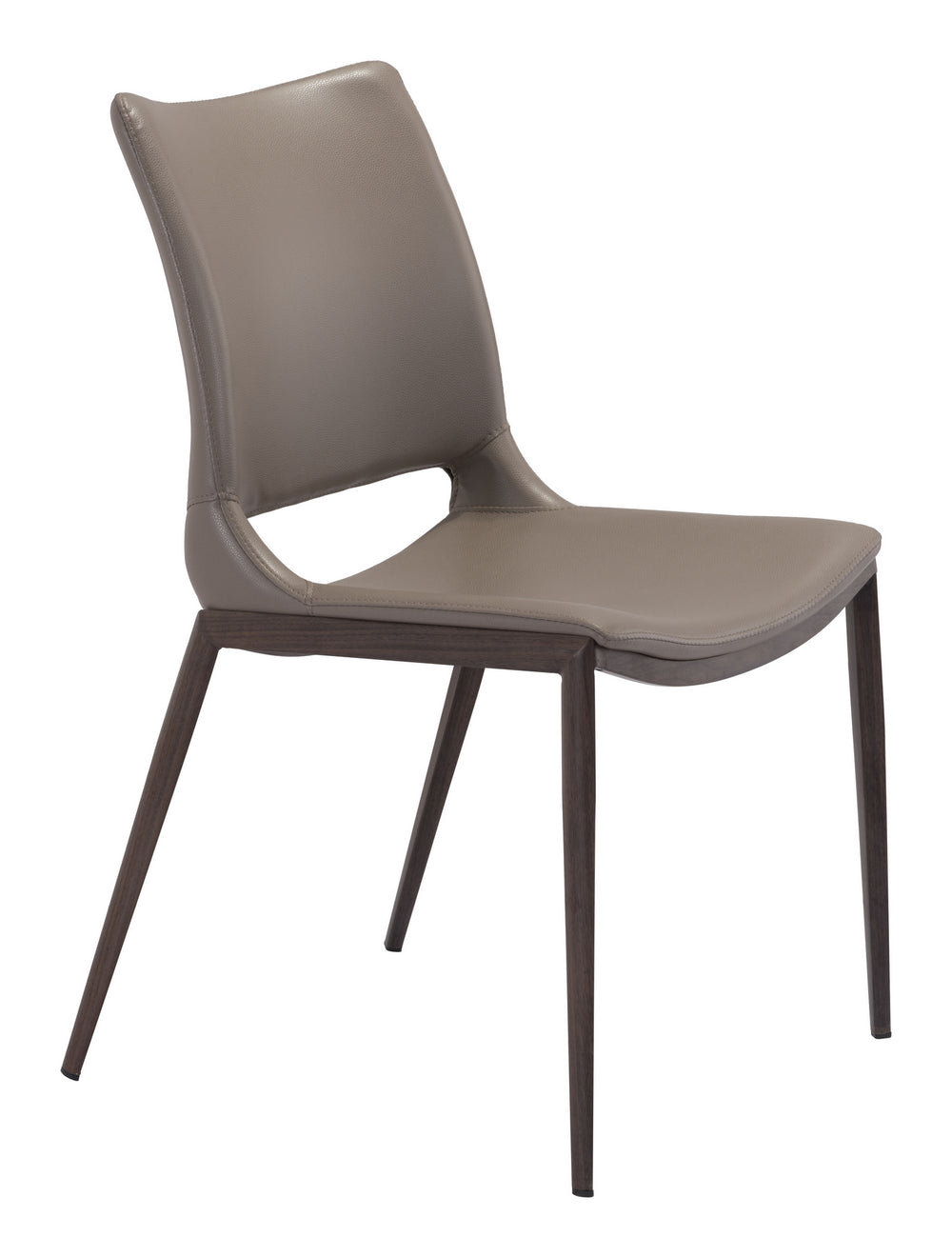 Ace Dining Chair (Set of 2) Brown & Walnut