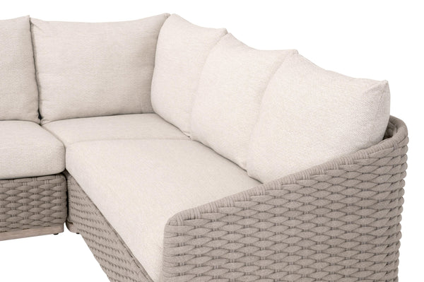 Caspian Outdoor Modular Right Facing 1-Arm Sofa