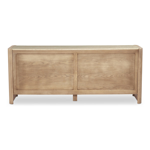 Lane 6 Drawer Dresser with Marble Top