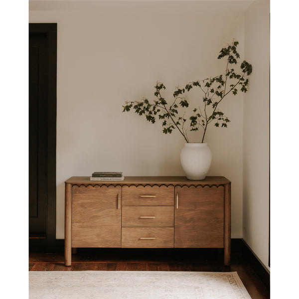 Wiley 3 Drawer Sideboard in Vintage Brown
