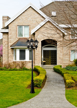 Wakefield Outdoor Post Light in Black Finish