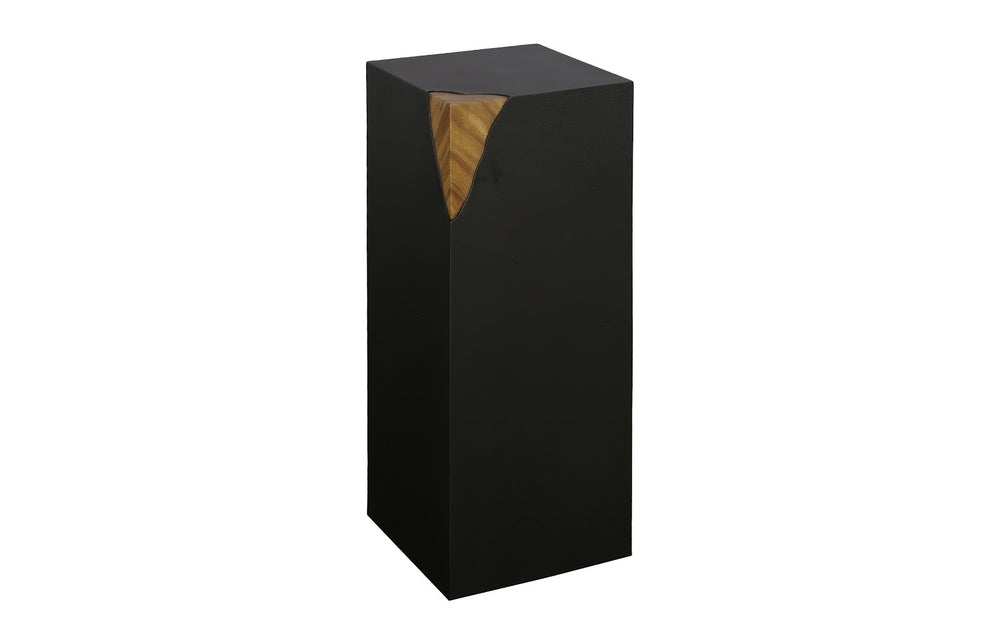 Cornered Pedestal, Natural, Iron