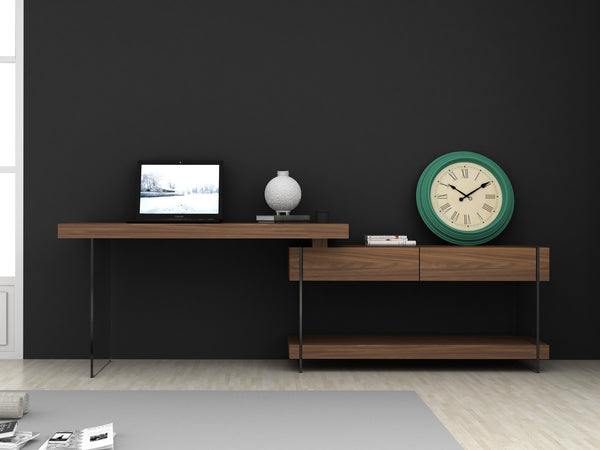 Tayla Desk White High Gloss