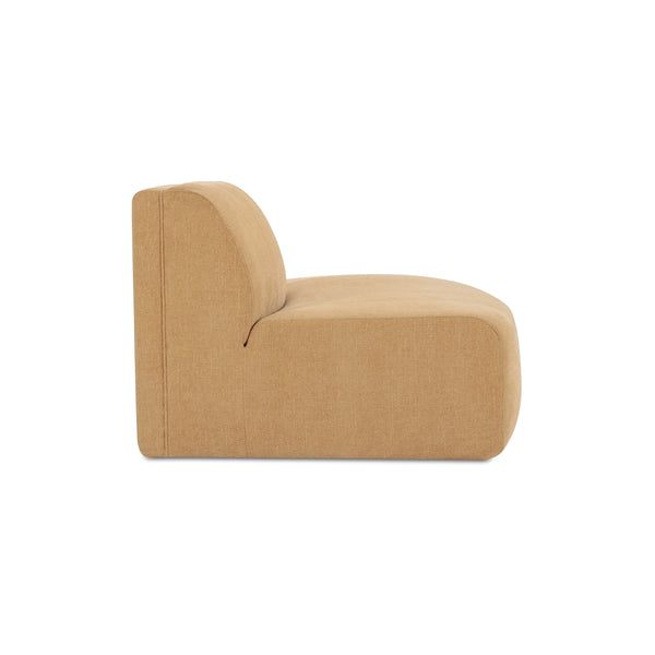 Naomi Convex Sofa in Golden Yellow