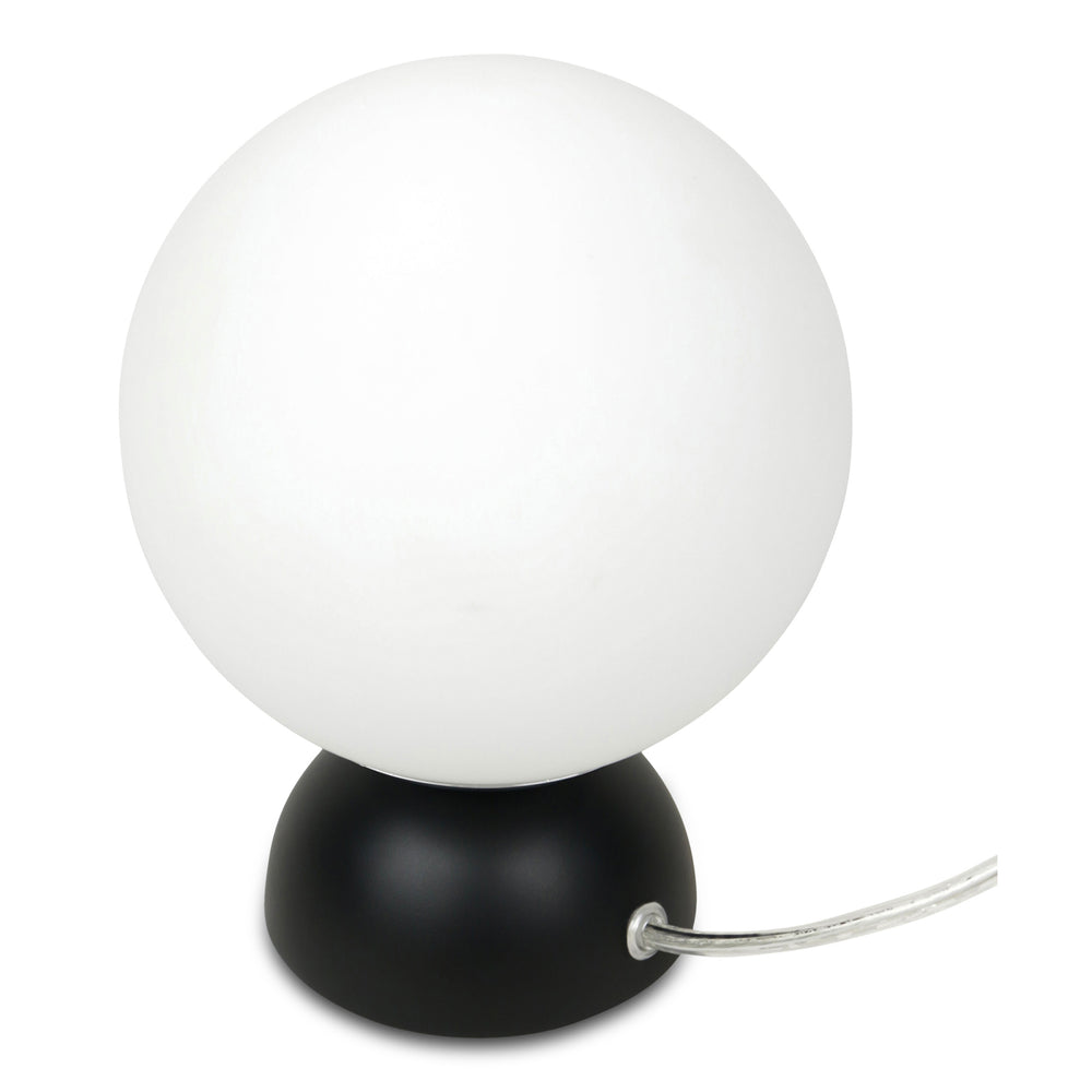 Ovi Table Lamp with Opal Glass Globe