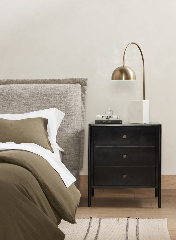 Soto Nightstand In Black
