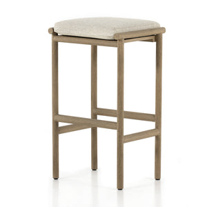 Kyla Outdoor Stool In Brown/Sand In Bar