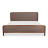 Moe's Rye King Bed in Warm Brown