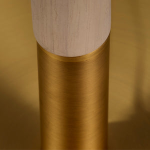 Morgana Metal and Wood Floor Lamp
