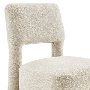 Willa Boucle Dining Side Chair, Milford Beige 