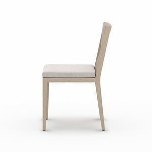 Sherwood Outdoor Dining Chair in Brwn/Stone