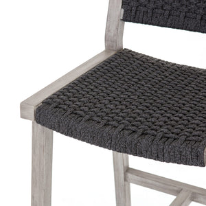 Delano Outdoor Bar Stool-Grey