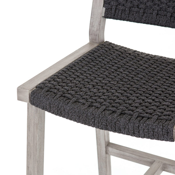 Delano Outdoor Bar Stool-Grey