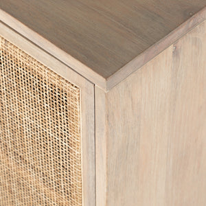 Clarita Sideboard In White Wash Mango