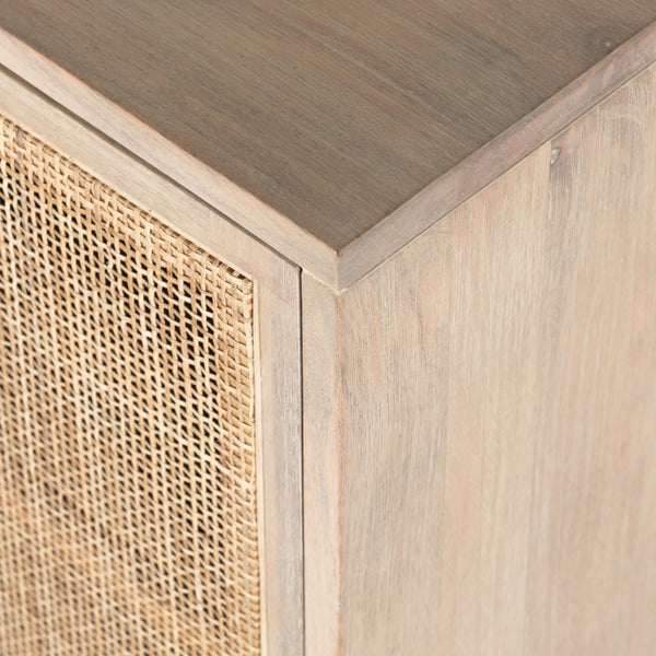 Clarita Sideboard In White Wash Mango