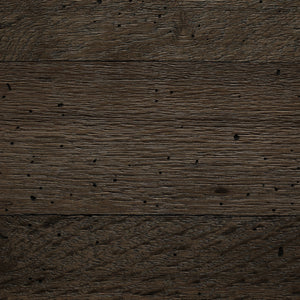 Abaso End Table - Ebony Rustic Wormwood Oak