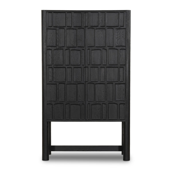 Ezri Cabinet - Black Oak