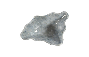 Cast Blue Onyx Bowl, Faux Finish, Narrow