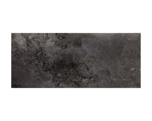 Stamos Desk - Black - Light Grey Marble / Charcoal Grey