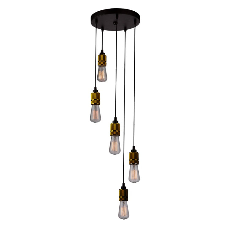 Jersey AC10577VB Chandelier in Vintage Brass