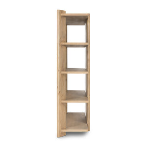 Edmund Bookcase In Smoked Pine