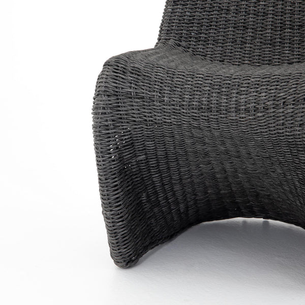 Portia Outdoor Dining Chair In Vintage Coal
