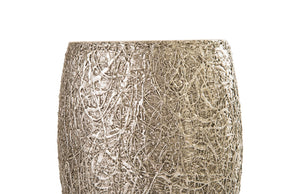 String Theory Planter, Silver Leaf, Small