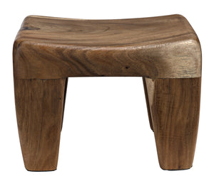 Sumo Munggur Wood Stool with Semi-Gloss Finish