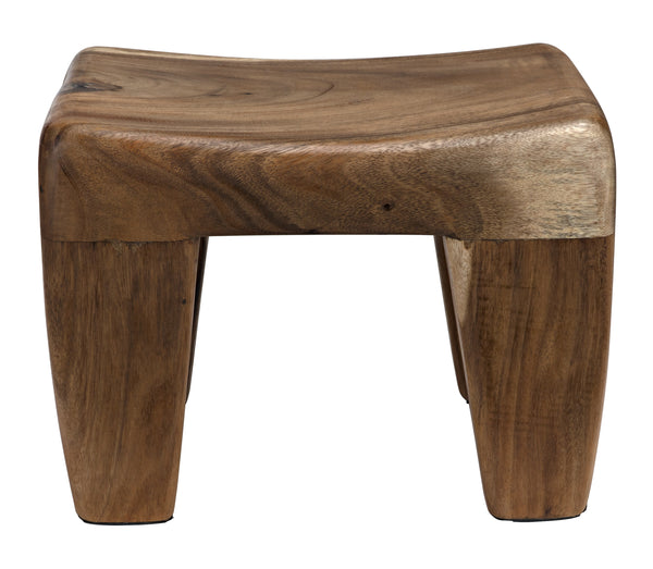 Sumo Munggur Wood Stool with Semi-Gloss Finish